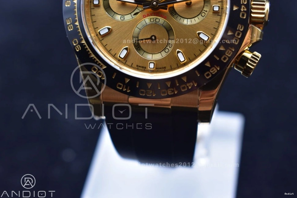 on Rubber Best SA4130 Strap 1:1 Dial Lume Daytona Oysterflex Edition YG 116518 BTF 0422